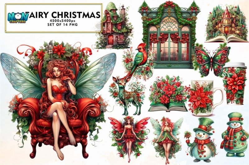 fairy-christmas-sublimation-clipart