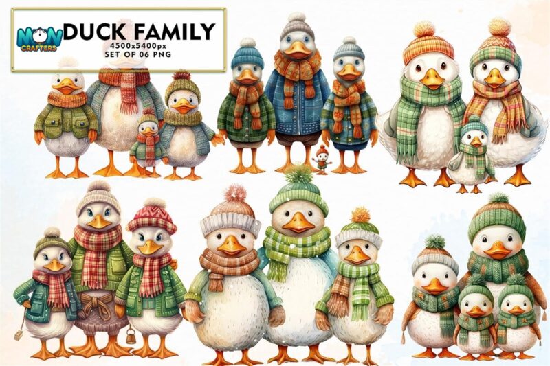 christmas-family-duck-sublimation