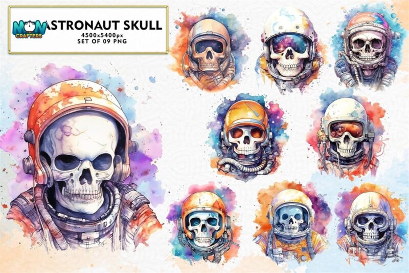 watercolor-astronaut-skull-sublimation