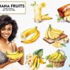 set-of-banana-fruits-sublimation-clipart