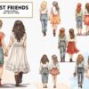 best-friends-clipart-sublimation