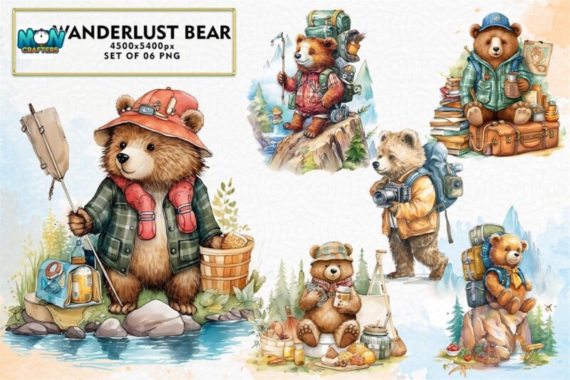 wanderlust-bear-watercolor-sublimation