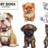 baby-dogs-watercolor-sublimation-clipart