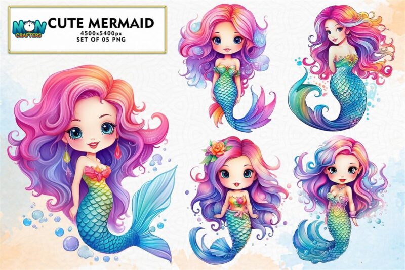 cute-colorful-mermaid-sublimation