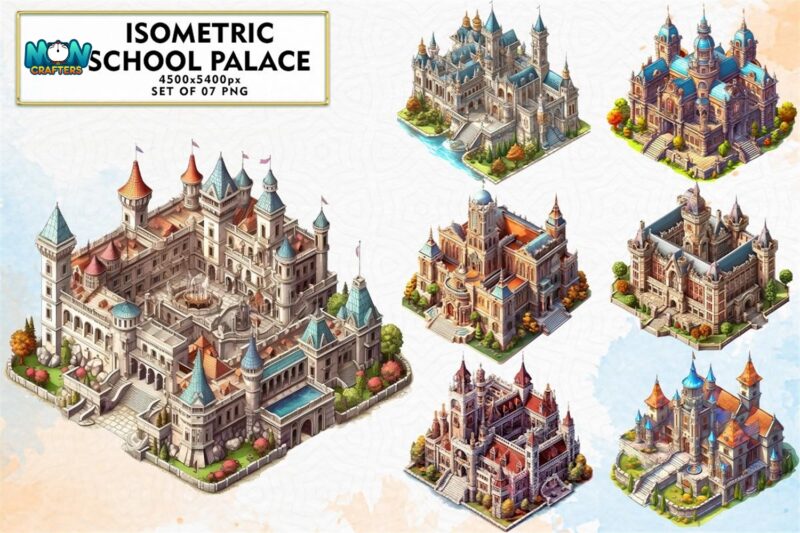 isometric-school-palace-sublimation