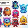 cute-monster-watercolor-sublimation