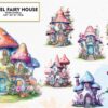 pastel-fairy-house-sublimation-clipart