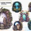 fairy-moon-doors-watercolor-sublimation