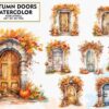 watercolor-autumn-doors-sublimation