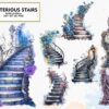 mysterious-stairs-watercolor-sublimation