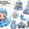 beautiful-snow-princess-watercolor