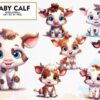 baby-calf-watercolor-sublimation-clipart