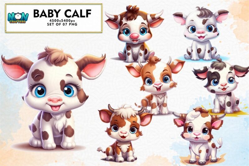 baby-calf-watercolor-sublimation-clipart