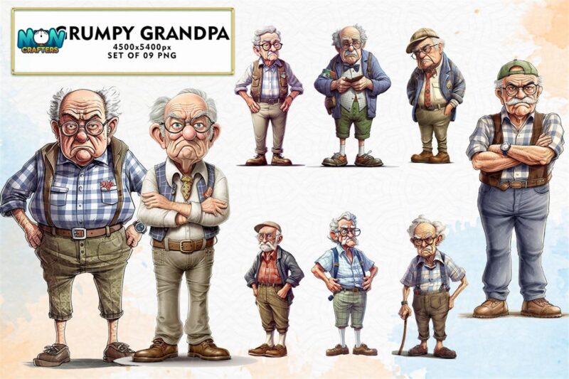 grumpy-grandpa-sublimation-clipart