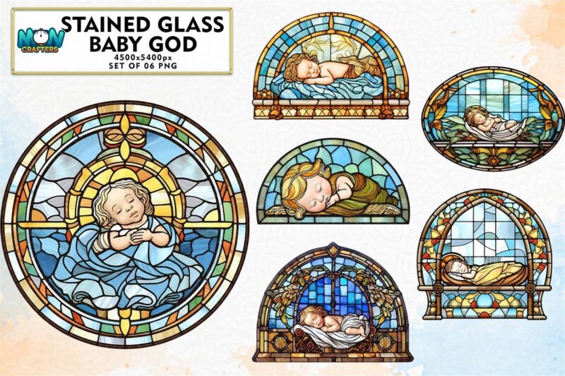 beautiful-stained-glass-baby-god-clipart