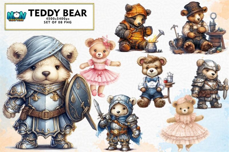 teddy-bear-watercolor-sublimation