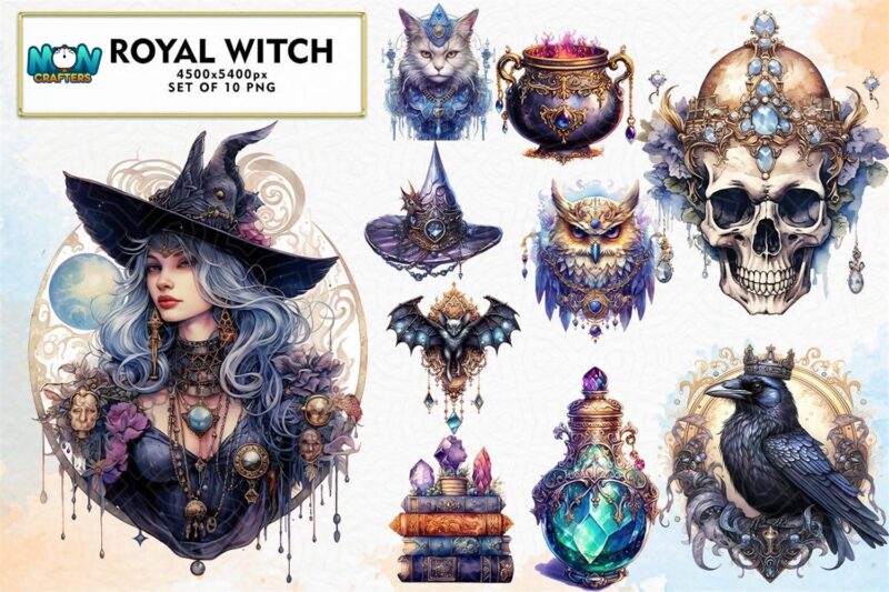 royal-witch-watercolor-sublimation