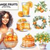 orange-fruits-collection-sublimation