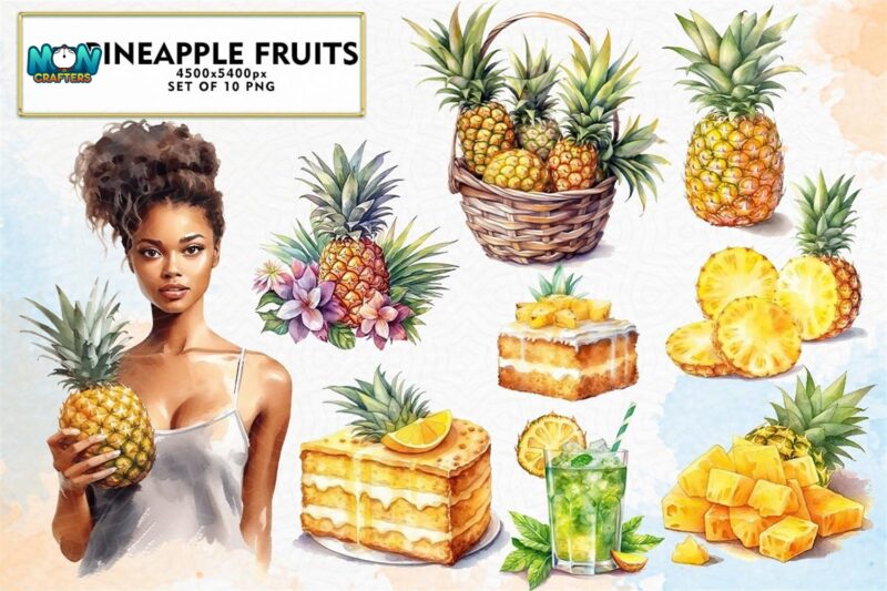 set-of-pineapple-fruits-sublimation