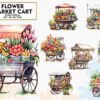 flower-market-cart-sublimation-clipart