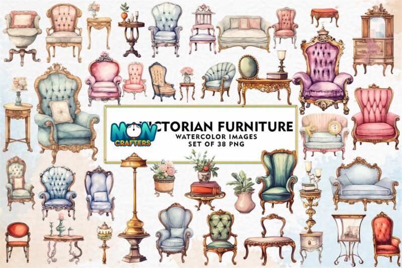 victorian-furniture-sublimation-clipart