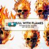 skull-with-flames-watercolor-sublimation