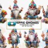 hippie-gnomes-sublimation-clipart