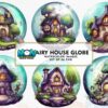 fairy-house-globe-sublimation-clipart