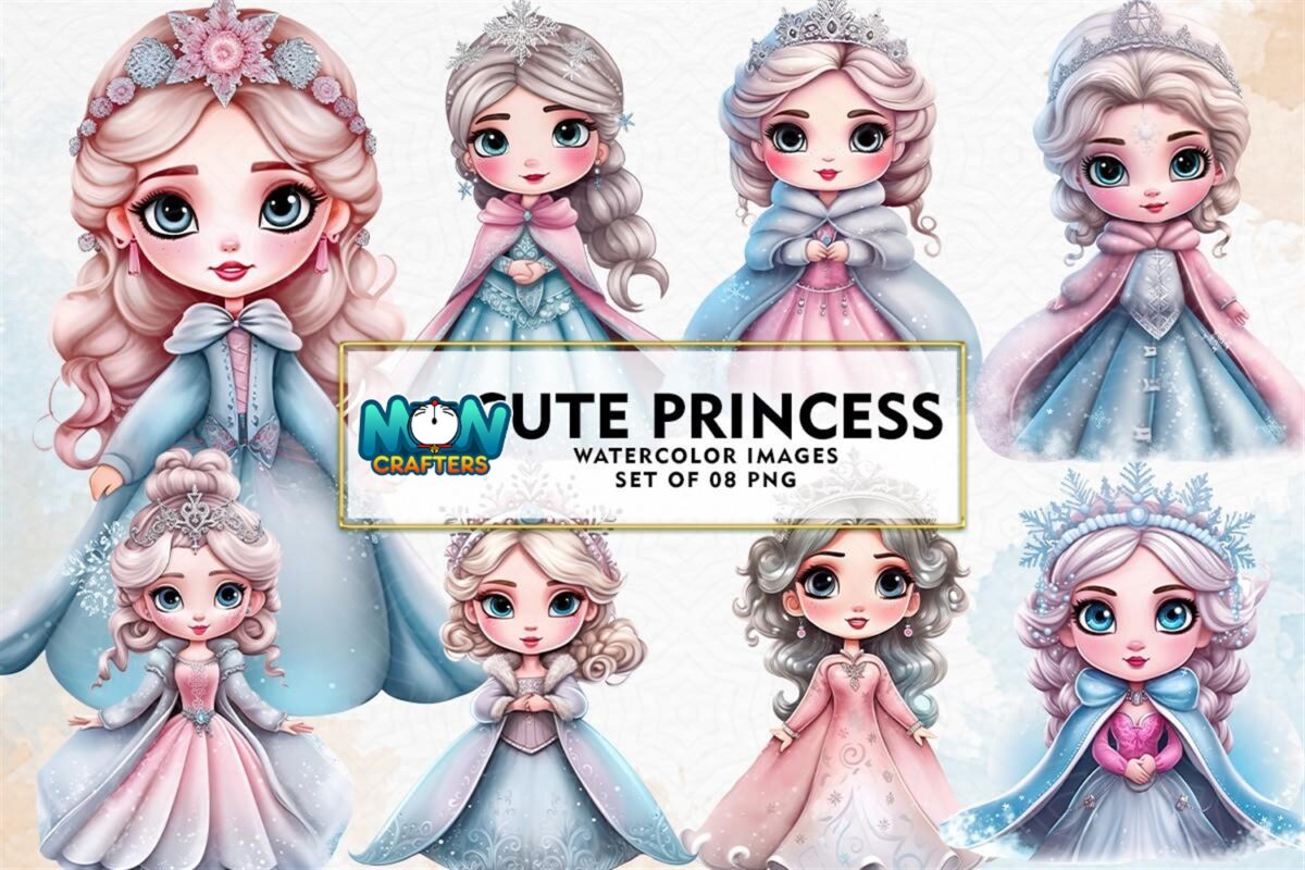 cute-princess-sublimation-clipart