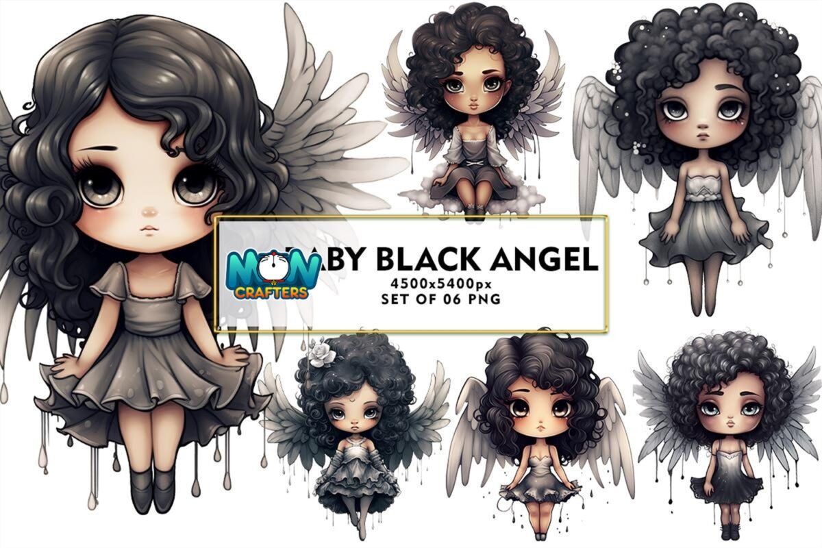 baby-black-angel-watercolor-sublimation