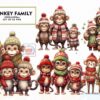 christmas-family-monkey-watercolor-png