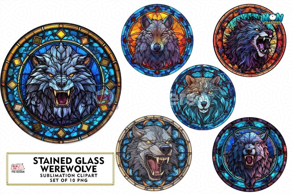 stained-glass-werewolve-sublimation