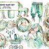 mint-boho-baby-set-sublimation-clipart