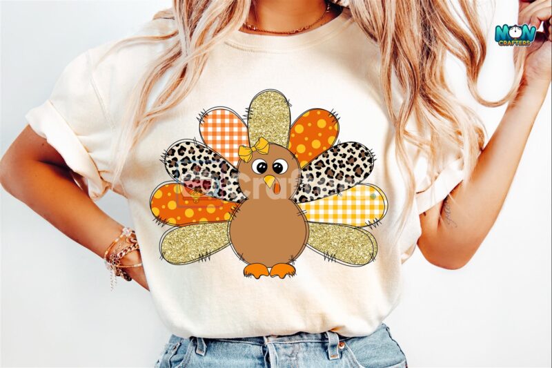 glitter-thanksgiving-girl-turkey-png