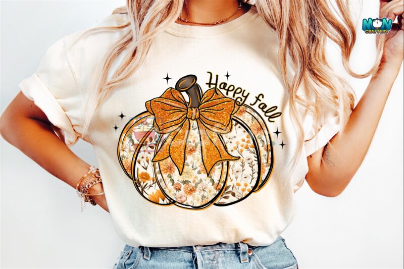 boho-floral-fall-pumpkin-png