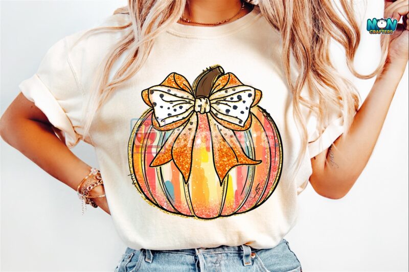 fall-coquette-gold-glitter-pumpkin-png