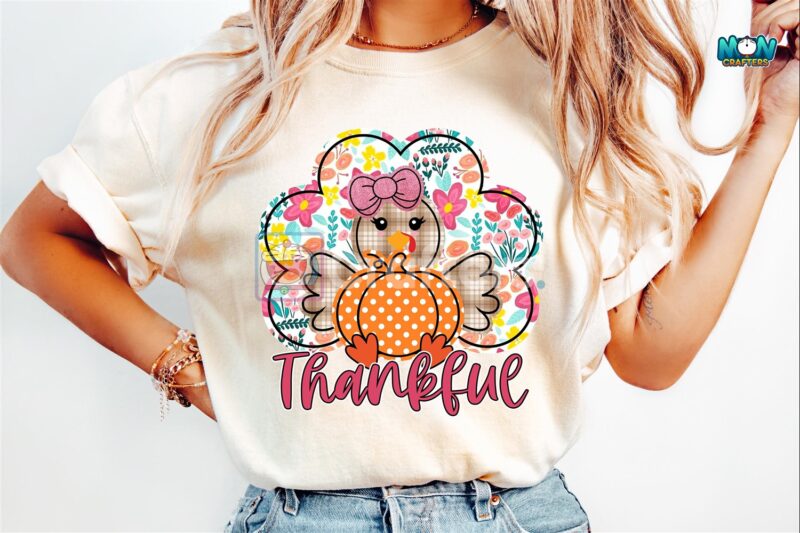 thankful-thanksgiving-floral-turkey-png