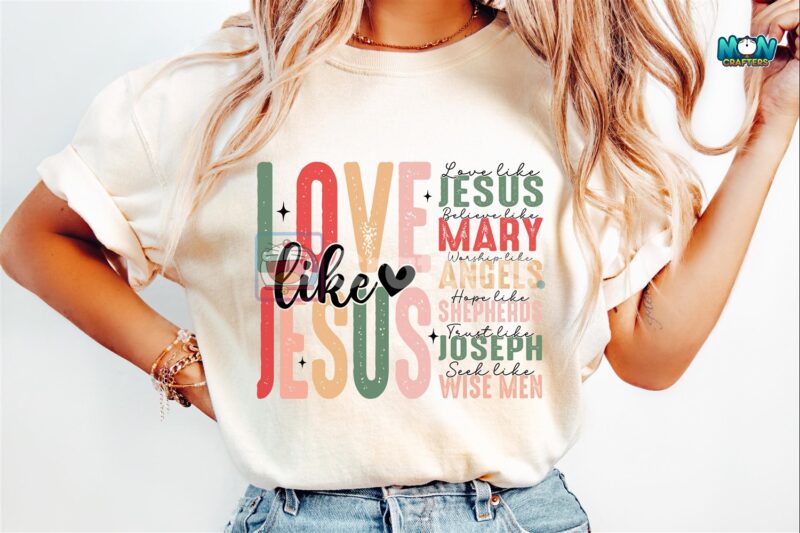 love-like-jesus-christmas-png