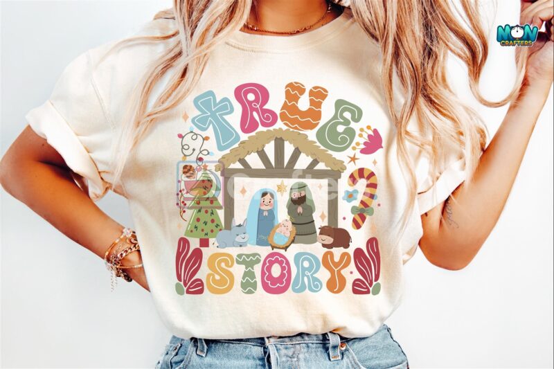 true-story-boho-jesus-christmas-png