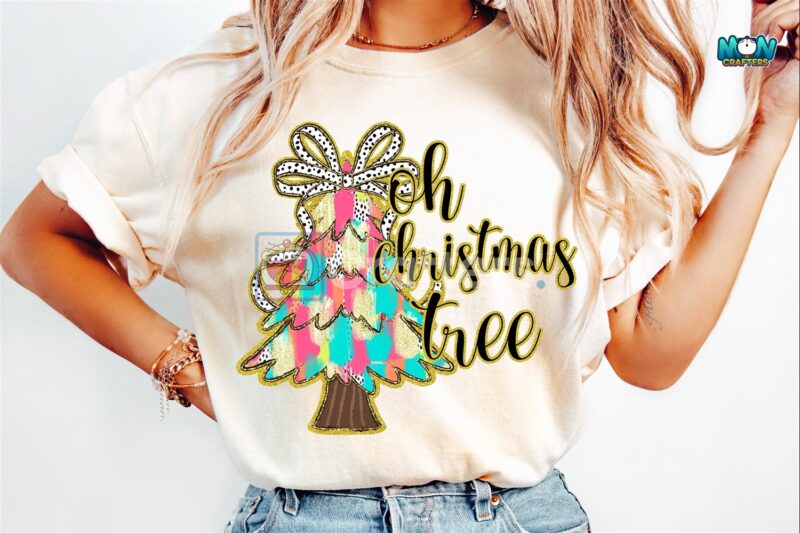 coquette-glitter-pink-christmas-tree-png