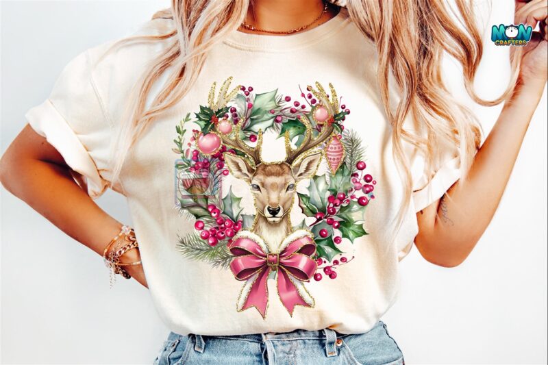 coquette-christmas-reindeer-png