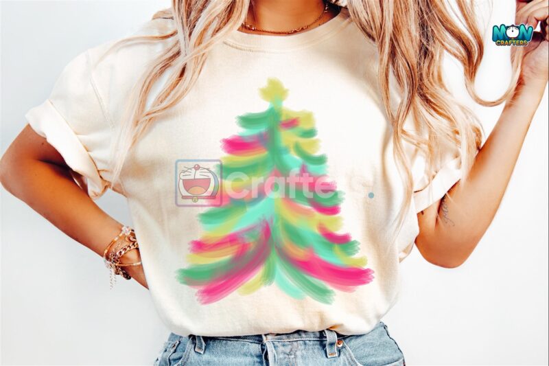 colorful-brushstroke-christmas-tree-png