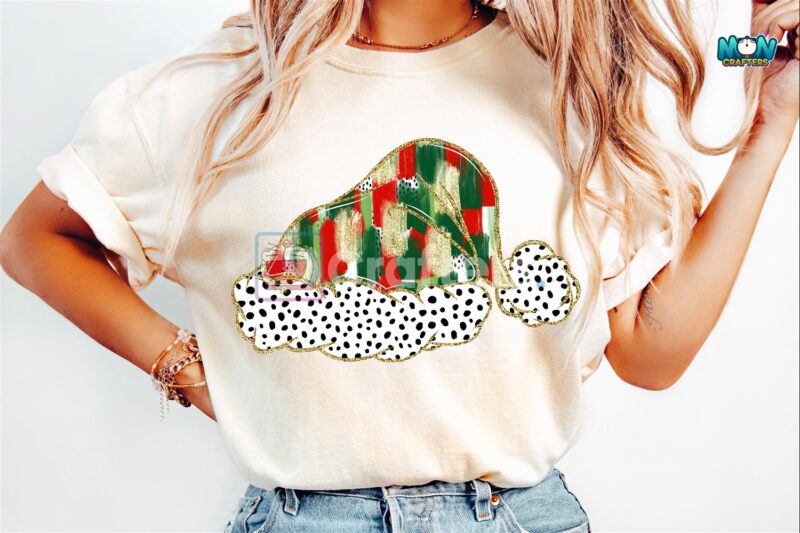 brushstroke-christmas-santa-hat-png