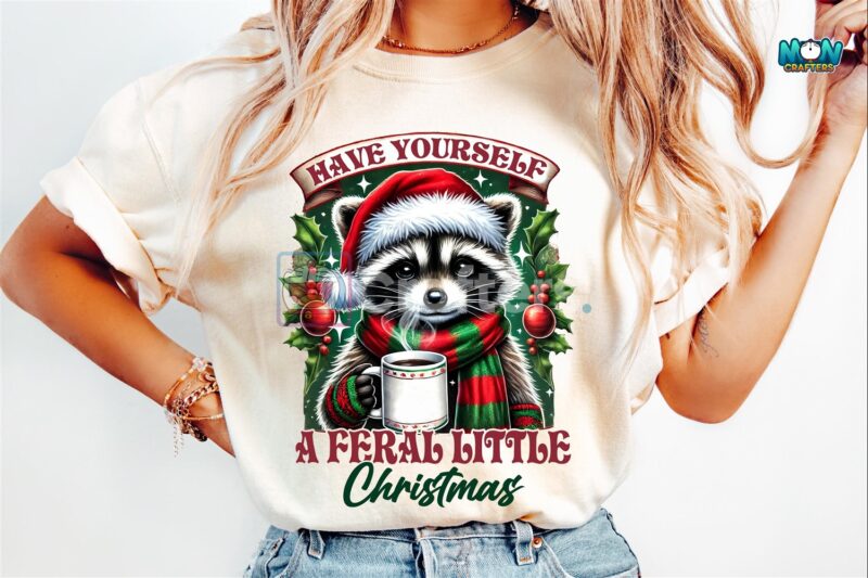 feral-racoon-christmas-png