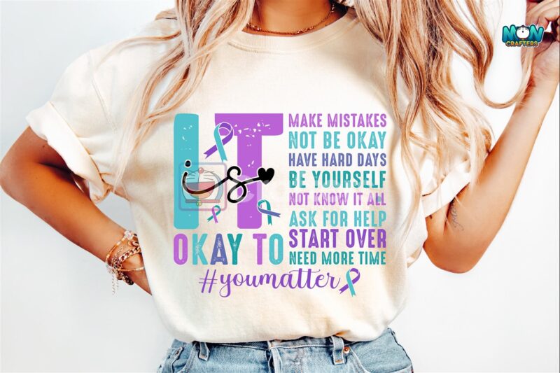 retro-it-is-okay-mental-health-png