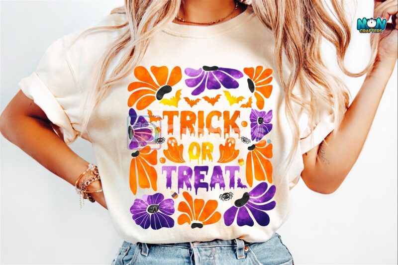 boho-floral-halloween-ghost-png