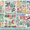 boho-floral-christmas-tree-svg-bundle